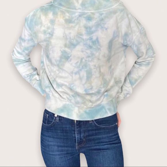 Anthropologie Tops - ⚜️ Anthropologie Pilcro and the Letterpress Tie Dye Mock Neck Sweatshirt ⚜️